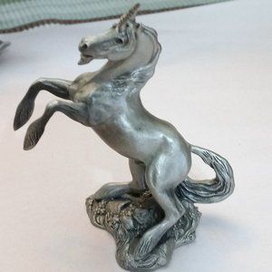 Vintage Pewter Unicorn